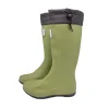 Natural rubber comfortable waterproof boots outdoor non-slip rubber rain boots