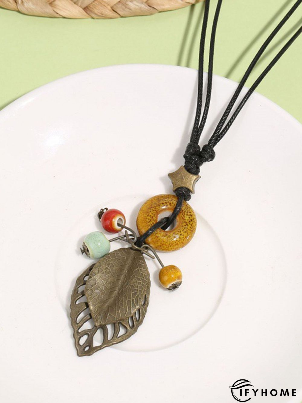 Women Geometric Vintage All Season Metal Commuting Metal Crystal Standard Pendant Necklaces Necklace | IFYHOME