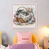 Sleeping Cat-11CT Stamped Cross Stitch 40*40cm/15.75*15.75in