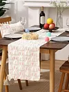 Easter Table Runner Seasonal Autumn Kitchen Dining Table Runner for Dining Room