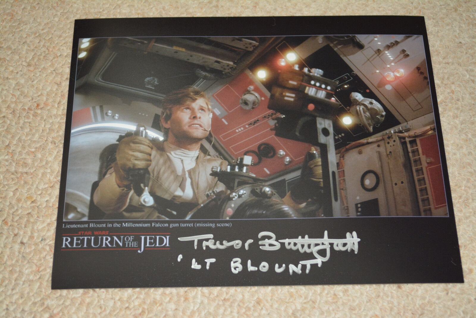 TREVOR BUTTERFIELD signed autograph In Person 8x10 (20x25cm) STAR WARS BLOUNT