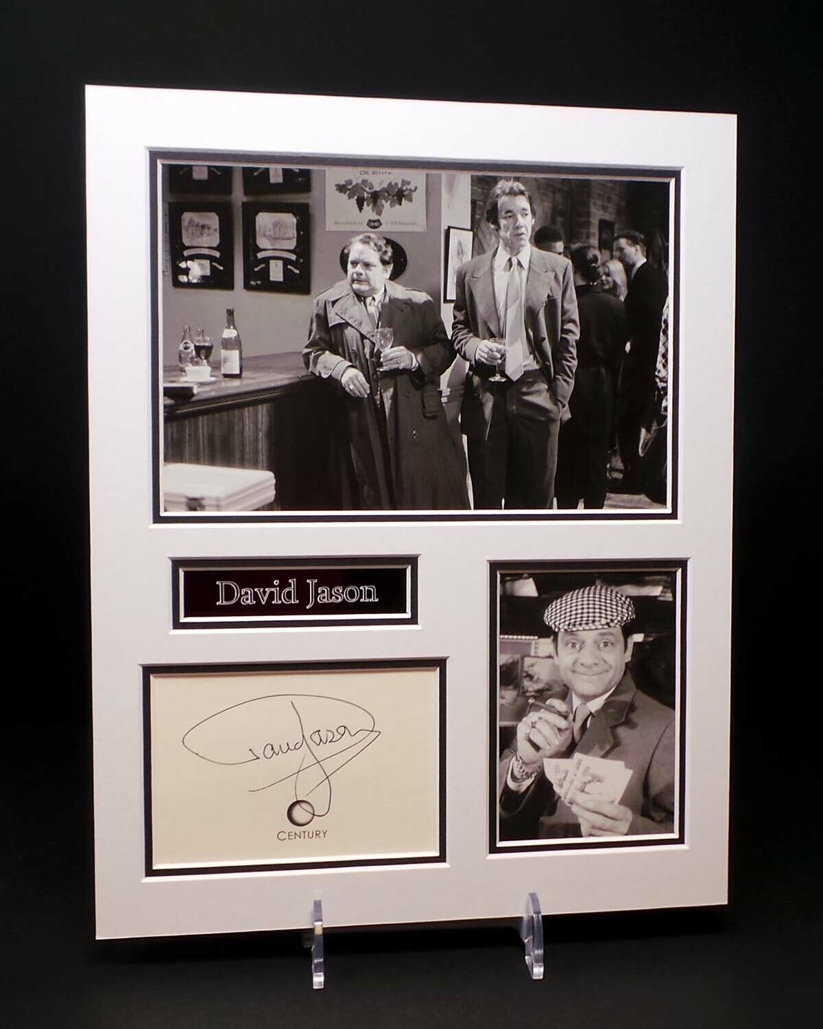 RARE David JASON Signed Mounted Photo Poster painting Display AFTAL RD COA Only Fools & Horses