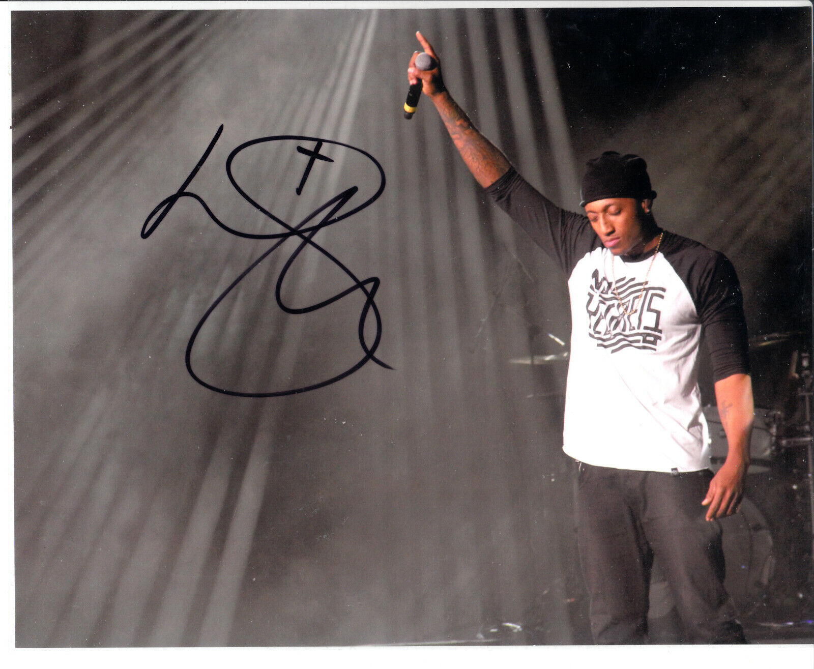 Lecrae - American christian hip hop artist rapper Autograph Signed 8x10