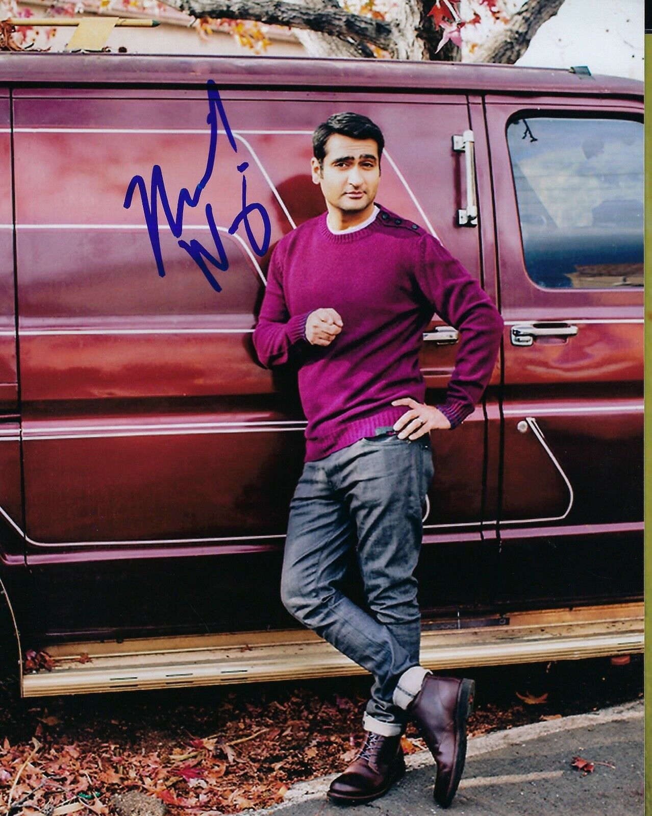 GFA Silicon Valley Dinesh * KUMAIL NANJIANI * Signed 8x10 Photo Poster painting MH1 COA