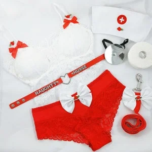 pornhint Pornhint Naughty Nurse medical play set. Bdsm Ddlg Abdl sissy kink fetish nurse halloween cosplay sissy