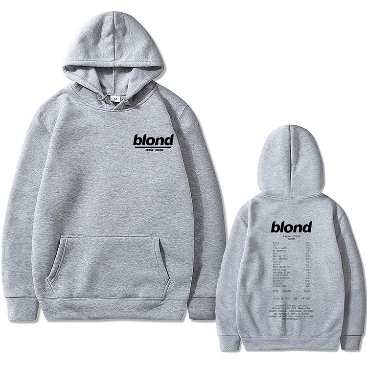 Rapper Frank Oversized Hoodie Blond Graphic Tracksuit Hip Hop Vintage Pullover Hoodies at Hiphopee