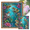 Frog-14CT Stamped Cross Stitch 40*50cm/15.75*19.69in