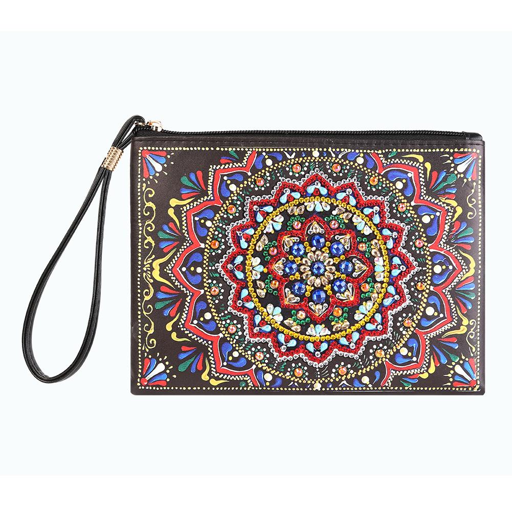 

Mandala-DIY Creative Diamond Wristlet Bag, 501 Original