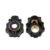 AMK TRX4 Brass Counterweight Black Coating Portal Axle Housing for 1/10 RC Crawler TRX6 TRX4 Upgrade Parts (6 in 1 Set)