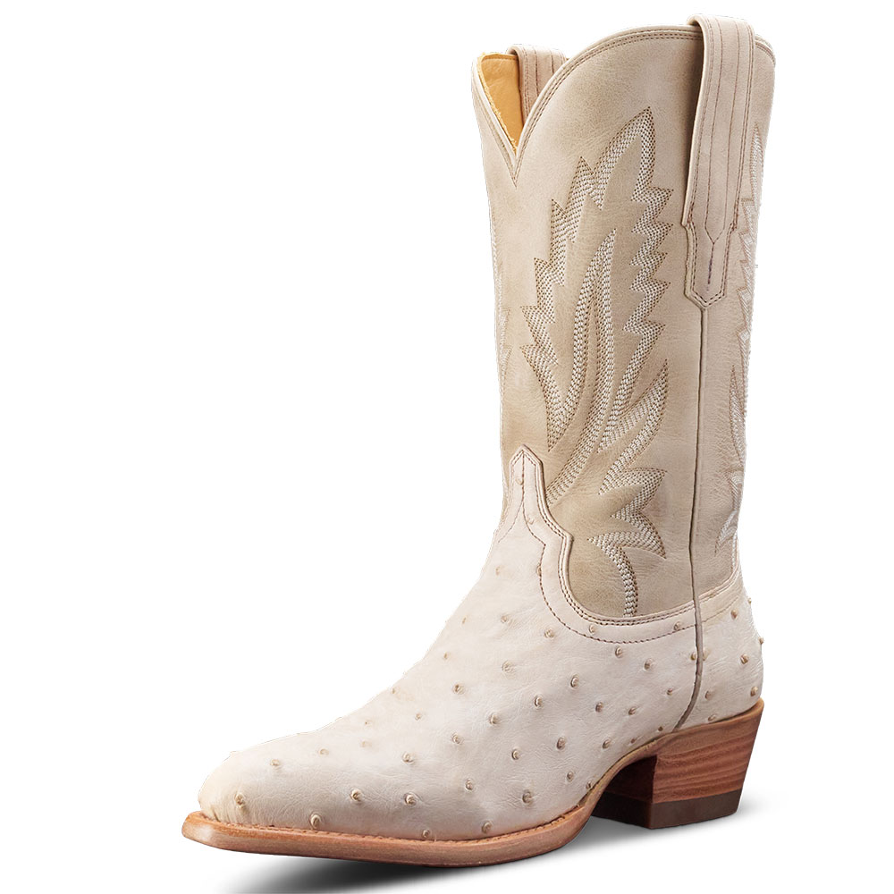 Almond Toe Block Heel Mid-Calf Embroidered Cowboy Boots for Women Nicepairs