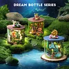 Zhiquwu Diy Cabin Dream Bottle Hand-Assembled 3D Three-Dimensional Architectural Model Table Ornaments