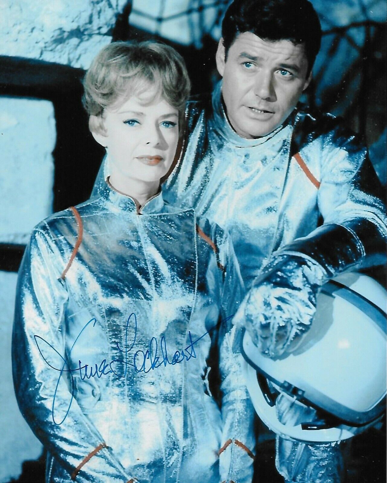 June Lockhart Lost in Space Original Autographed 8X10 Photo Poster painting #15