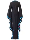 Vintage Colorful Printed Maxi Dress