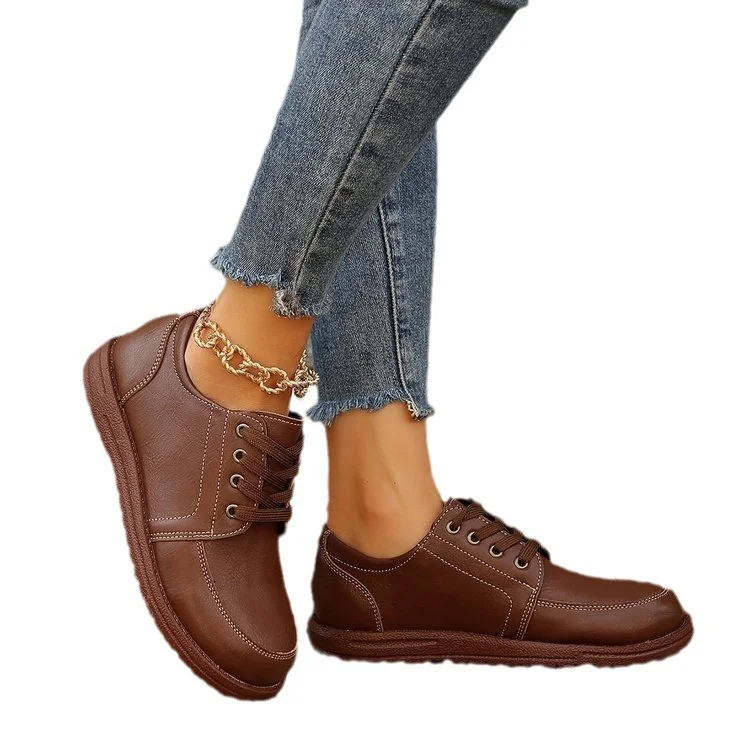 Uveng Uveng Small Leather Shoes Women's College Style Retro Dress Mary Jane Women's Shoes New Spring And Autumn Single Shoes Women