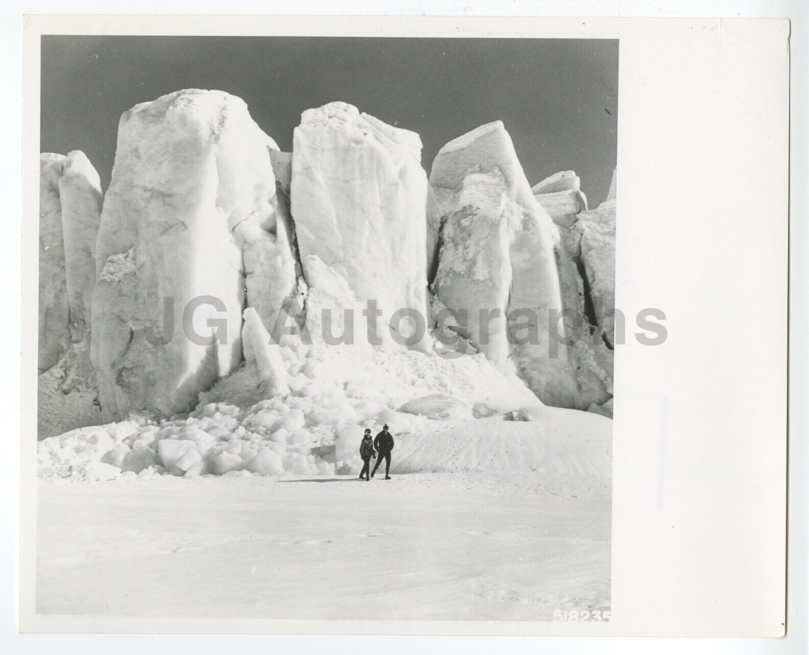 Alaska - Hiking Glaciers, 1966 (Printed Later) - Vintage 8x10 Inch Photo Poster paintinggraph