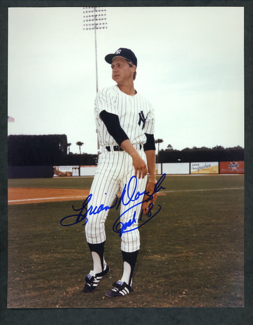 Brian Doyle Signed Autographed 8 x 10 Photo Poster painting New York Yankees