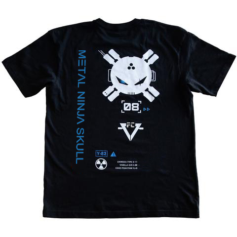 Metal Skull Tech Style T-shirt / TECHWEAR CLUB / Techwear