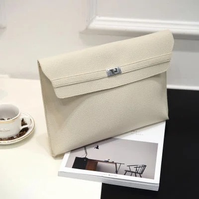 Fashion Envelope Clutch bag for woman brand design PU leather Chain shoulder bag for Women's Clutches  evening bags Handbag