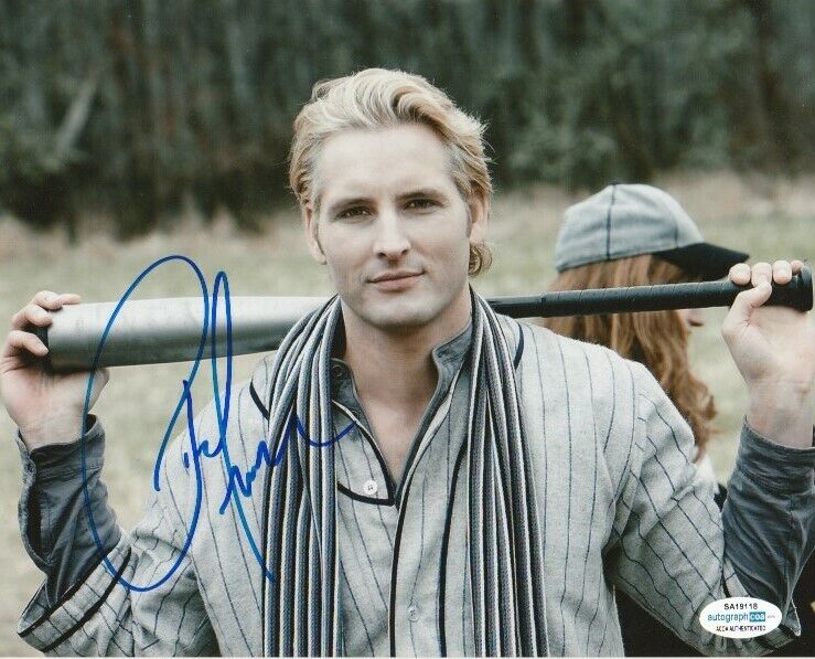 PETER FACINELLI SIGNED TWILIGHT CARLISLE CULLEN 8x10 Photo Poster painting NURSE JACKIE ACOA COA