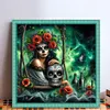 Skull-11CT Stamped Cross Stitch 40*40cm