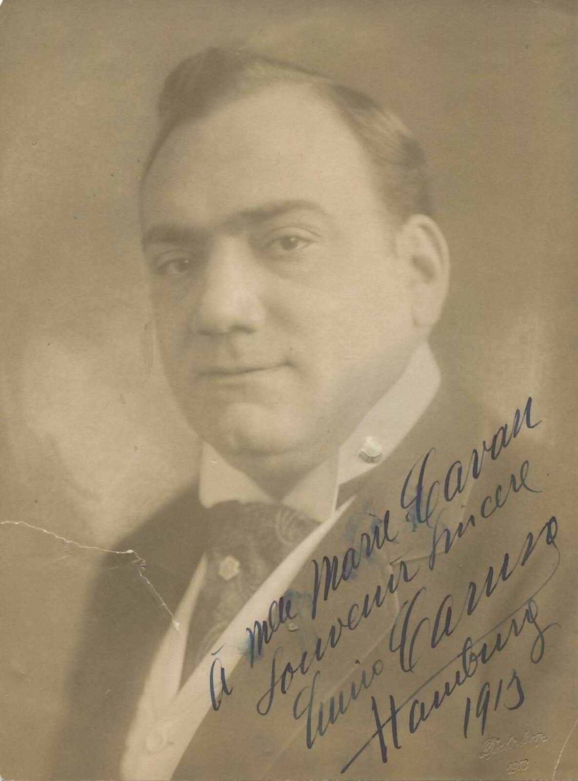 Enrico Caruso OPERATIC TENOR autograph, signed vintage Photo Poster painting