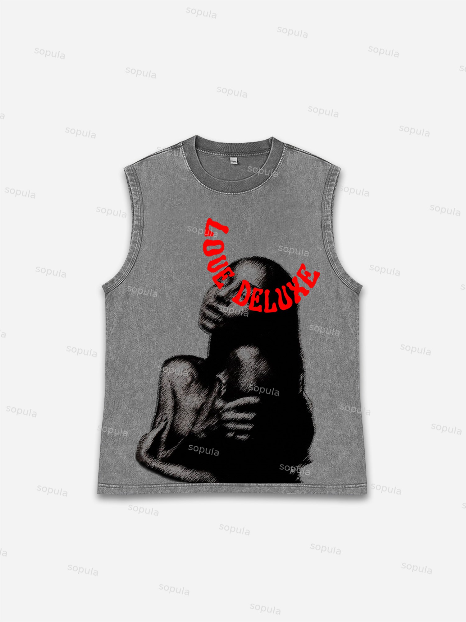 Sade Adu Print Tank Top - Sopula｜Premium Graphic Tees & Graphic Clothing