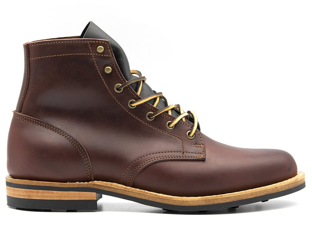 Cow Split Leather Men Boots Comfortable Boots Men Footwear Rubber Ankle Boots Men's Shoes | EGEMISS