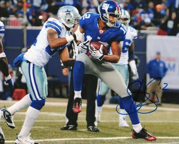 *STEVE SMITH*SIGNED*AUTOGRAPHED*Photo Poster painting*NEW YORK*GIANTS*NFL*FOOTBALL*COA*8 X 10