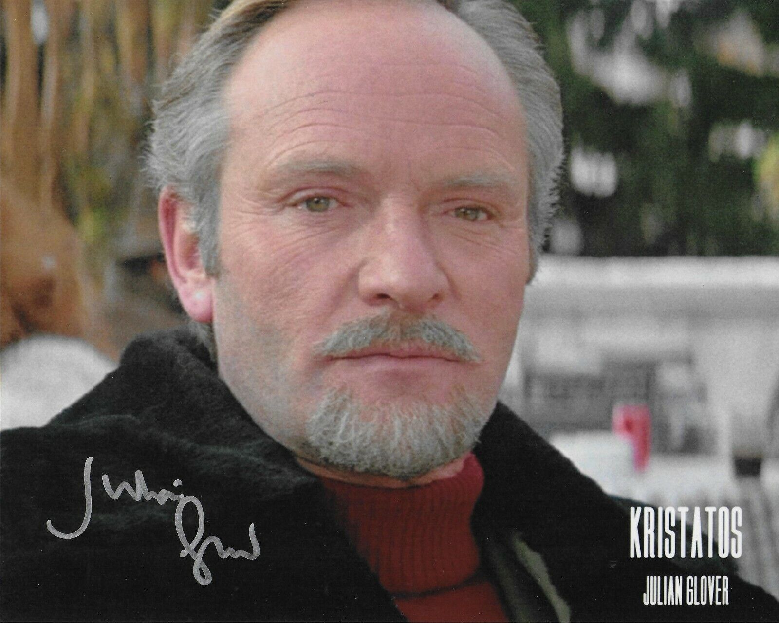 Julian Glover James Bond 007 Original Autographed 8X10 Photo Poster painting #2 LAST ONE