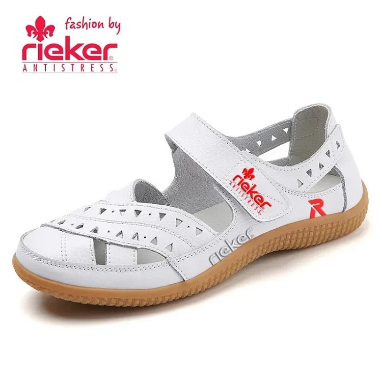 RIEKER&reg; 2025 ležerne sandale na petu s laganim zatvaračem na čičak
