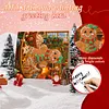 12pcs Cartoon Ginger Man DIY Diamond Painting Greeting Cards with Envelopes