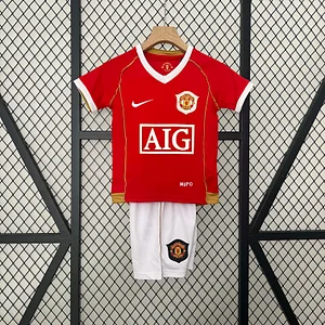 2006/2007 Retro Manchester United Home Football Shirt 1:1 Thai Quality Kids Size