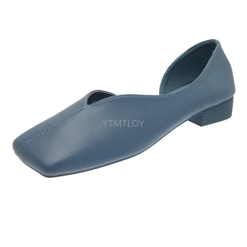 Ladies Vintage Candy Color Party Shoes Women Casual Spring Work Office Flats Elegant Basic Solid Color Loafers Zapatos Mujer