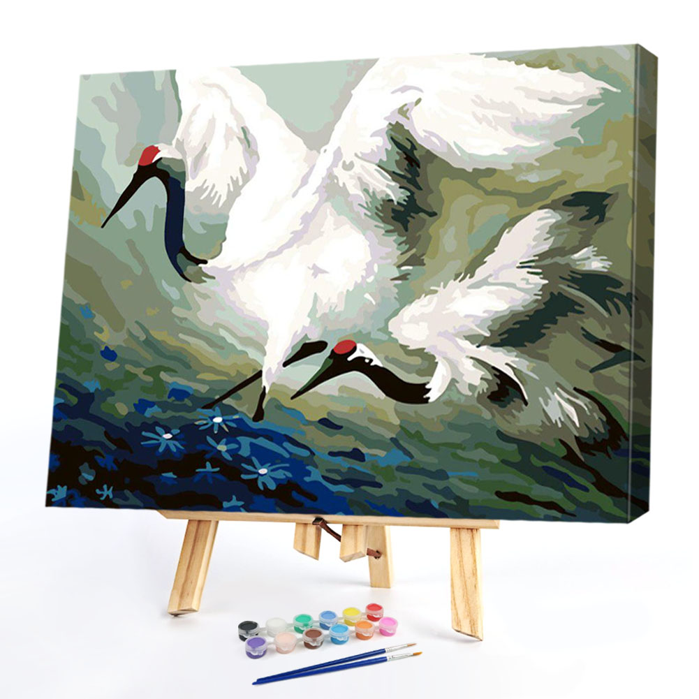 

40*50CM Paint By Numbers-Flying Crane, 501 Original