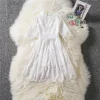 Kid Baby Girls Flower Lace Hollow Party Frocks Dress