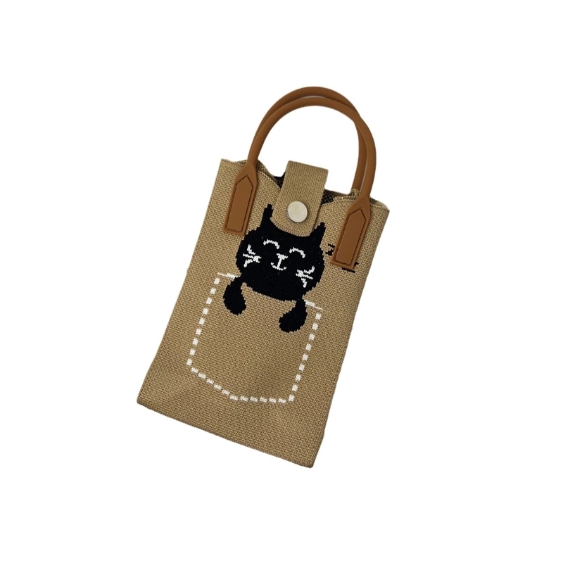 Women's Polyester Color Block Streetwear Square Magnetic Buckle Phone Wallets4