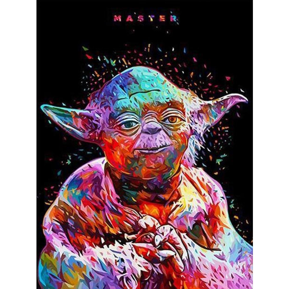 

Big Ear Monkey - Round Drill Diamond Painting - 30*40CM, 501 Original