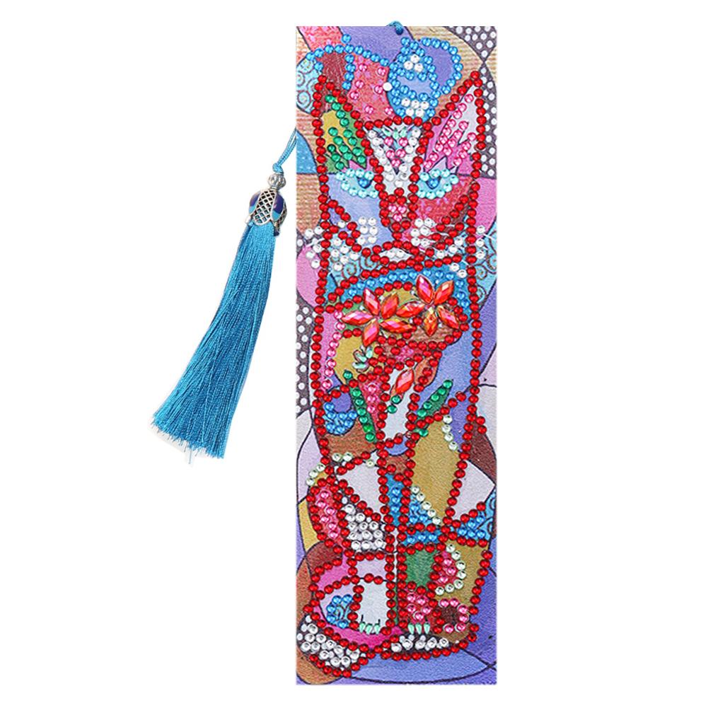 

Neon Lights Datura Flower-5D DIY Craft Bookmark, 501 Original