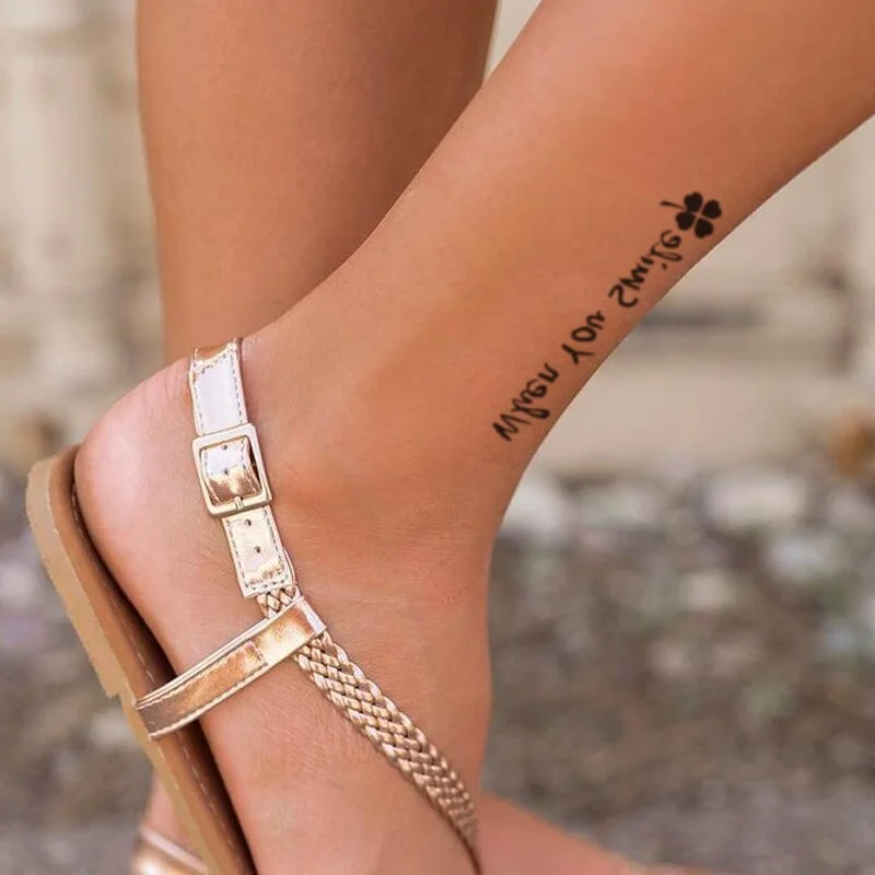 Water Transfer Tattoo Heart-shaped Lifeline Tattoo Body Art Waterproof Temporary Fake Flash Tattoo for Man Woman Kid 10.5*6cm