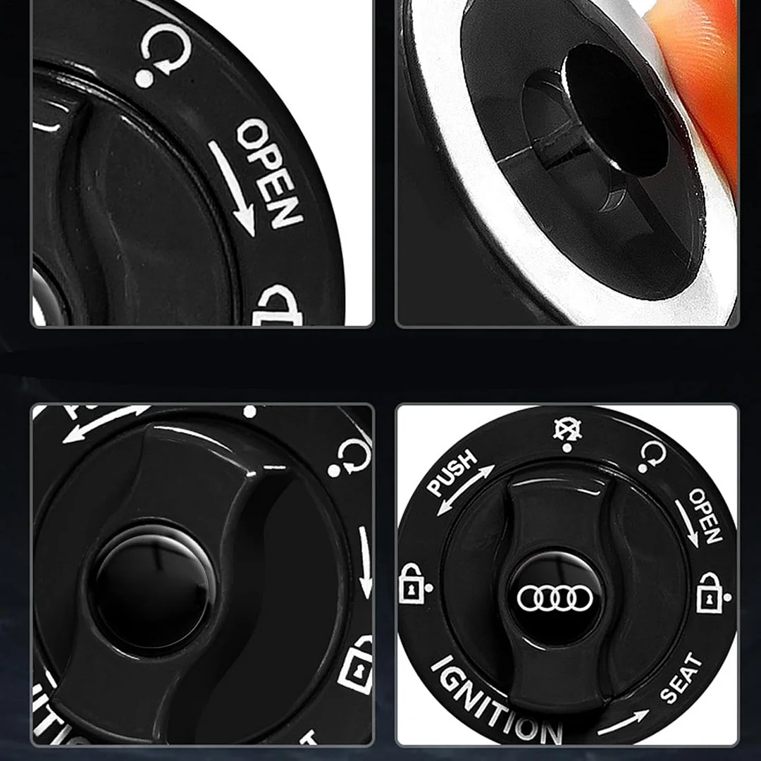 Push Button Start Cover - Metal Car Engine Start Stop Button Cover