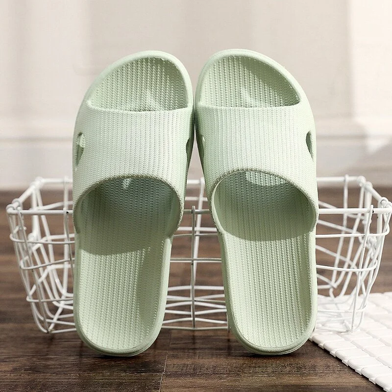 2021 New Slippers Female Indoor Household Simple Bathroom Bath Non-Slip EVA Sole Sandals And Slippers Summer Men's Home Shoes