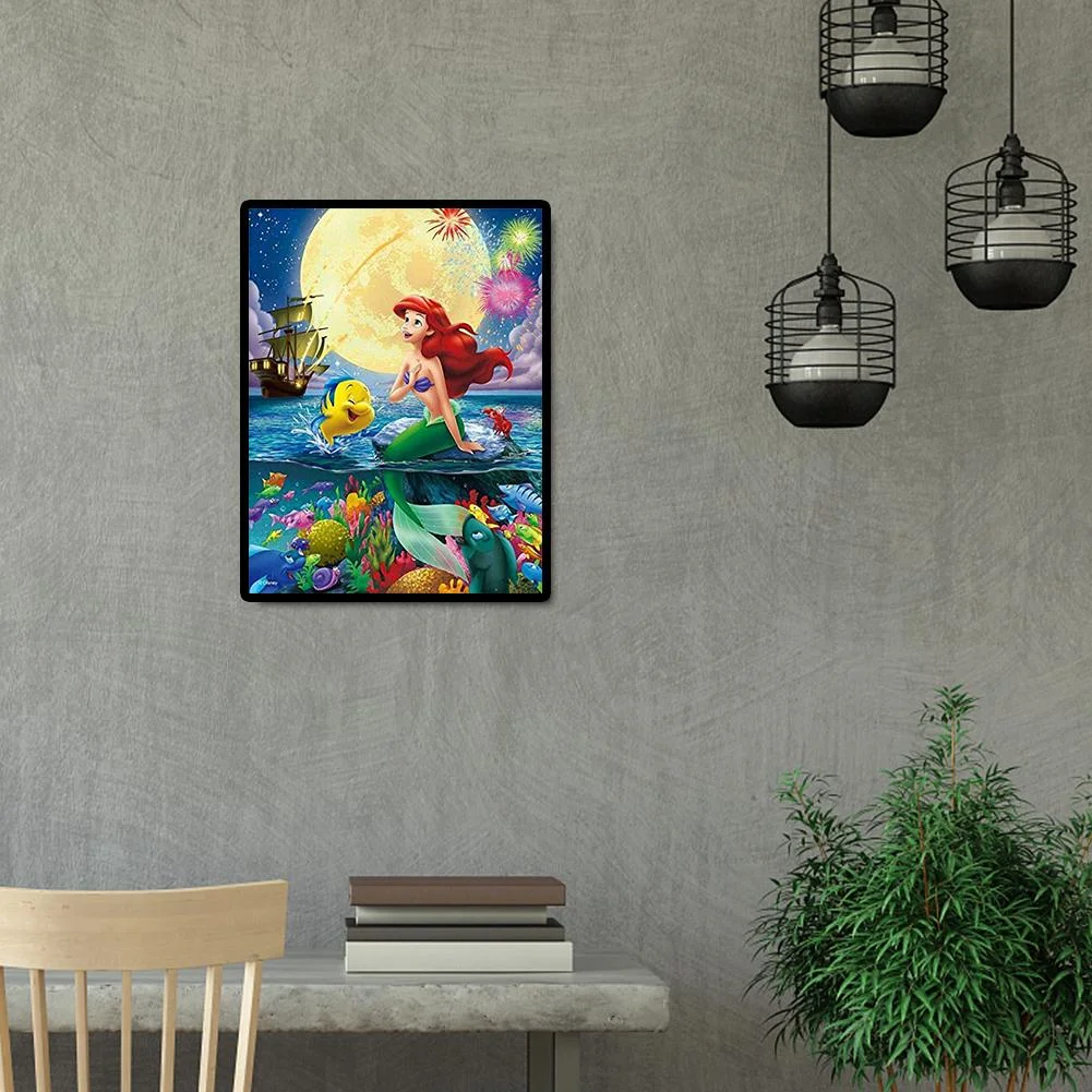 Diamond Painting - Full Round Drill - Mermaid(30*40cm)