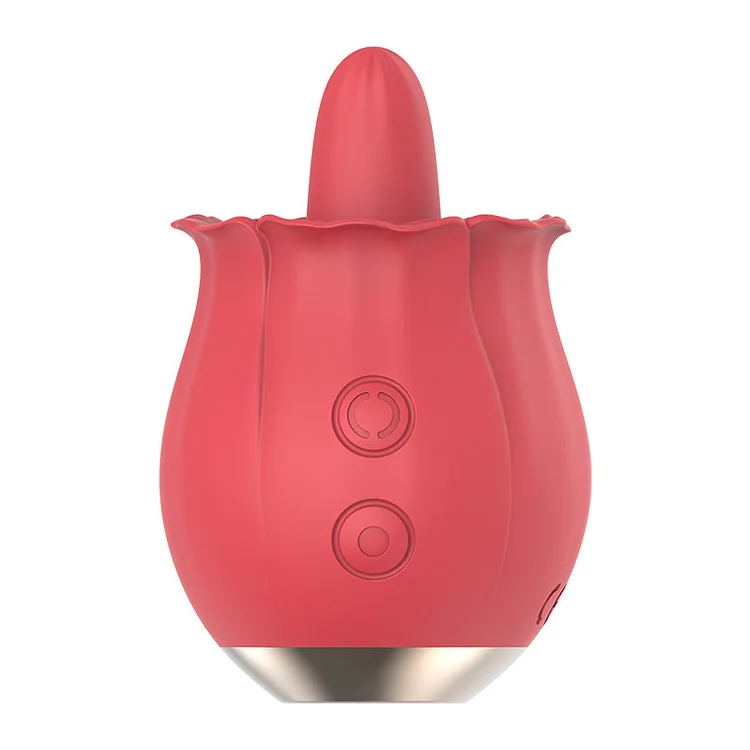 Rose Tongue Licker Simulated Tongue Masturbator Honey Tongue G-Spot Vibrator