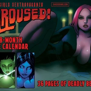 Pornhint SCAROUSED! NSFW 18Month Calendar by Shade NSFW