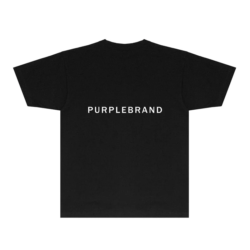 Purple 2023 new fashion T-shirt short sleeves