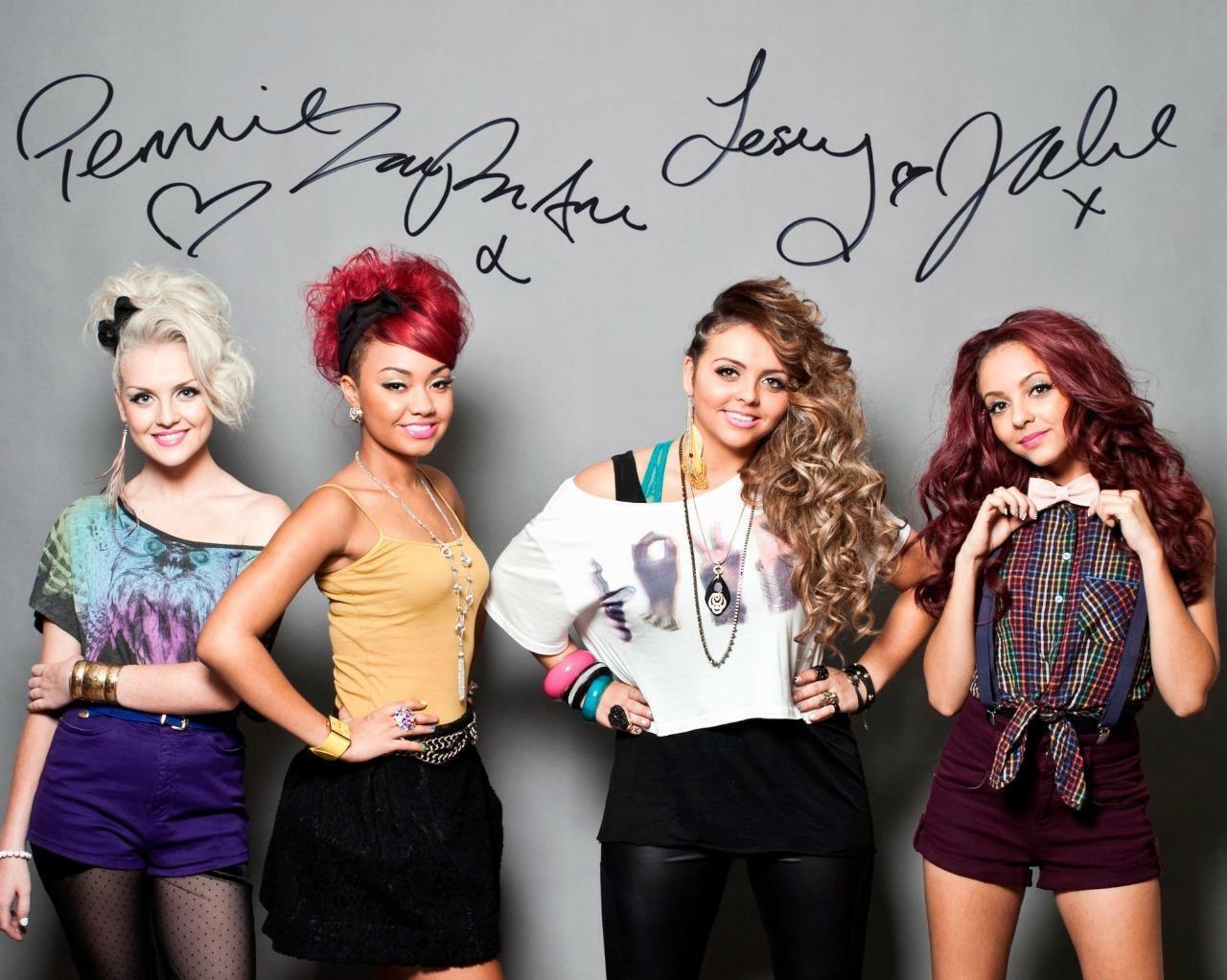 LITTLE MIX Band SIGNED AUTOGRAPHED 10X8 REPRO Photo Poster painting PRINT Jesy Nelson