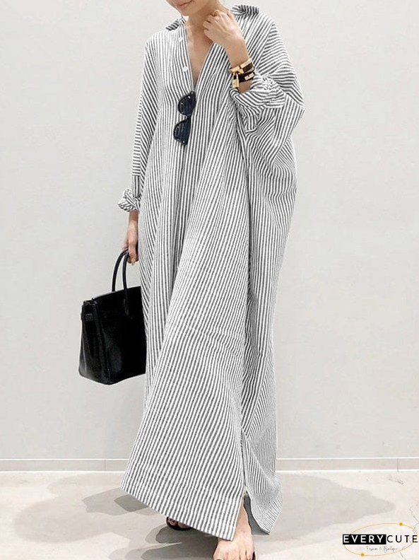 Striped Casual Dress
