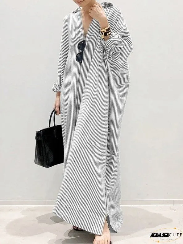 Striped Casual Dress