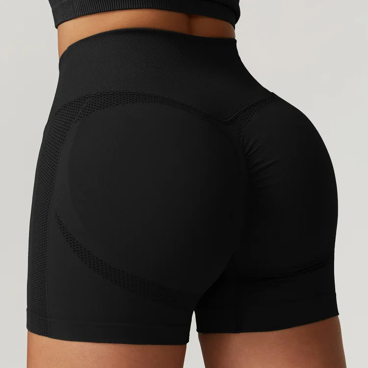 PASUXI Wholesale Hot Selling Custom Logo Seamless Women Gym Fitness High Waist Yoga Workout Running Scrunch Butt Biker Shorts huanwei
