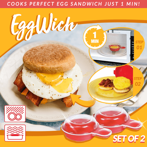 Musedesire Microwave Egg Cooker (2 pcs)